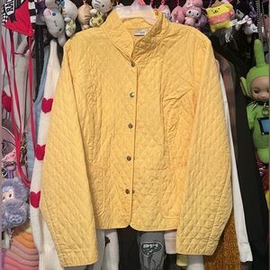 Vintage Kim Roger’s Yellow Quilted Jacket